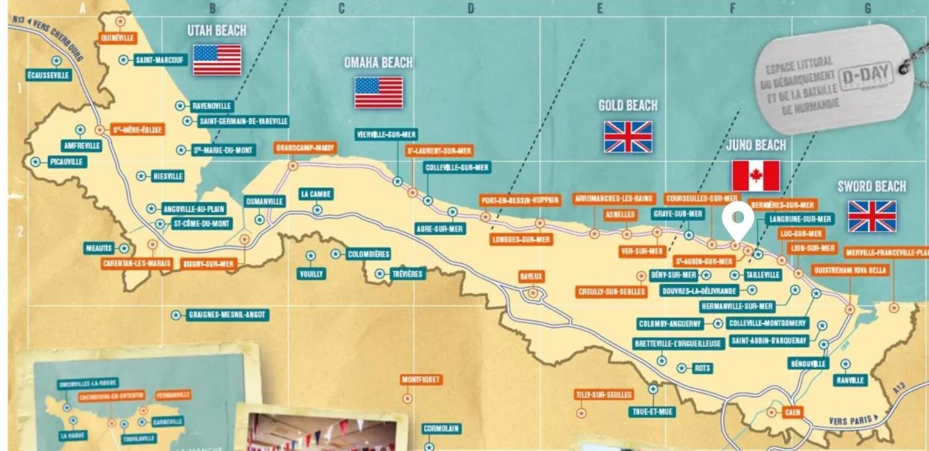 Lamaisonnette 500M Plage Juno Beach Bernieres-sur-Mer ภายนอก รูปภาพ